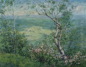 Fruhlingslandschaft Mit Baumen by Carroll Butler Brown
