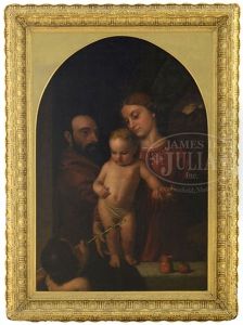 The Holy Family With John The Baptist by Ford Madox Brown