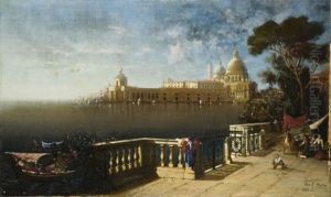 Morning At Venice From A Public Garden
