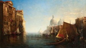 Morning On The Grand Canal, Venice by George Loring Brown