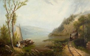 The Hudson At Bear Mountain by George Loring Brown