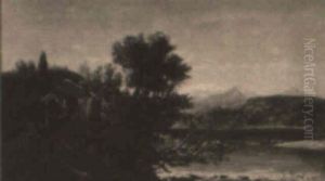 View Of Mt. Lafayette by George Loring Brown