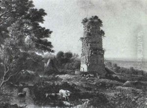 Italianate Ruin Landscape Italianate Ruin Landscape