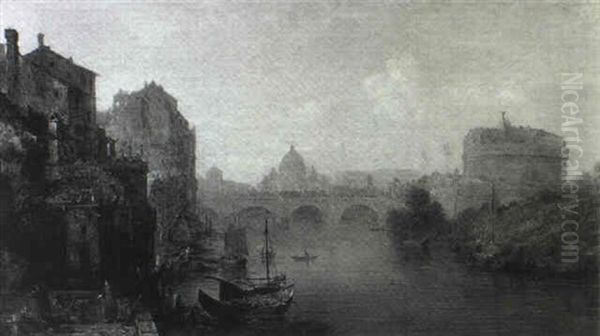 View Of The Vatican From The Tiber River - view 1