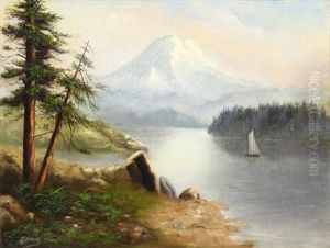 Sailboat On A Mountain Lake