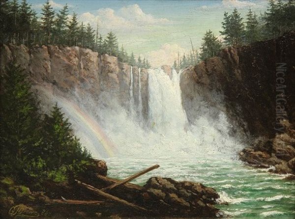 Rainbow And Waterfall - view 1