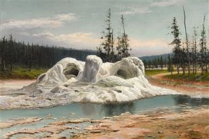Grotto Geyser, Yellowstone by Grafton Tyler Brown
