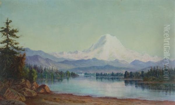 Mt. Tacoma From Lake Washington - view 1