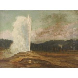 Old Faithful Geyser, Yellowstone National Park by Grafton Tyler Brown