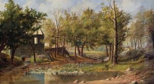 The Old Mill by Harrison Bird Brown