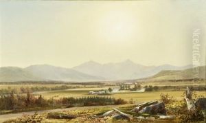 View Of The White Mountains From The Jones Farm by Harrison Bird Brown
