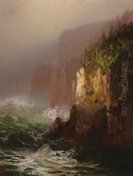 Maine Ocean Cliffs - view 1