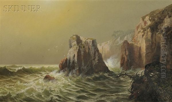 Approaching Storm Off The Maine Coast - view 1