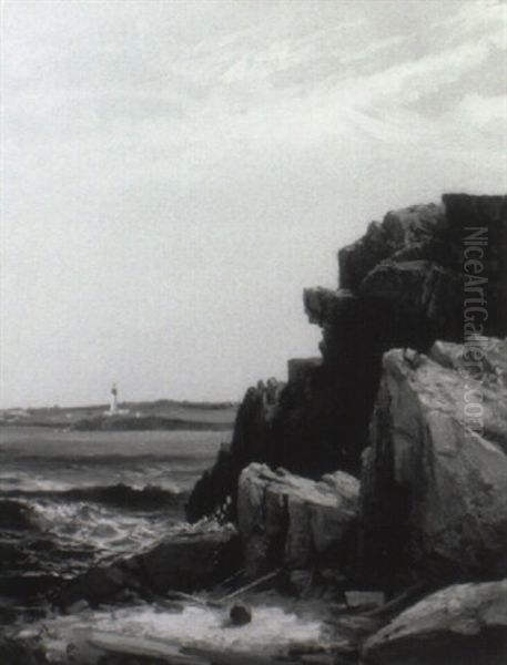 View Of Portland Headlight From Cushings Island - view 1