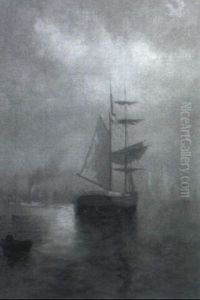 Portland Harbor by Harrison Bird Brown