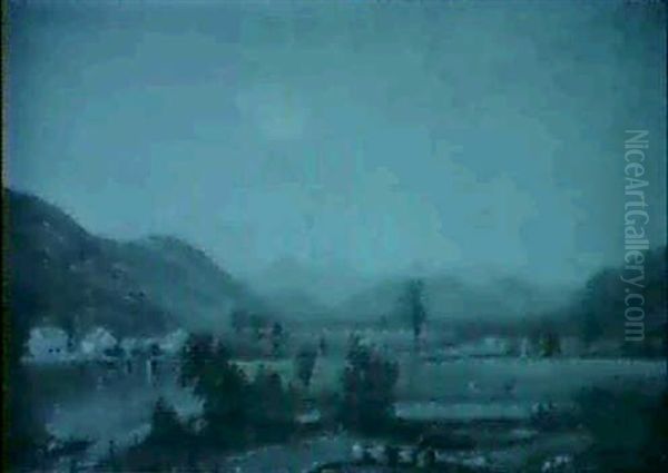 White Mountains From The Conway Valley - view 1