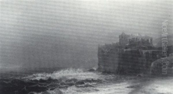 Castle Ruins By The Sea - view 1