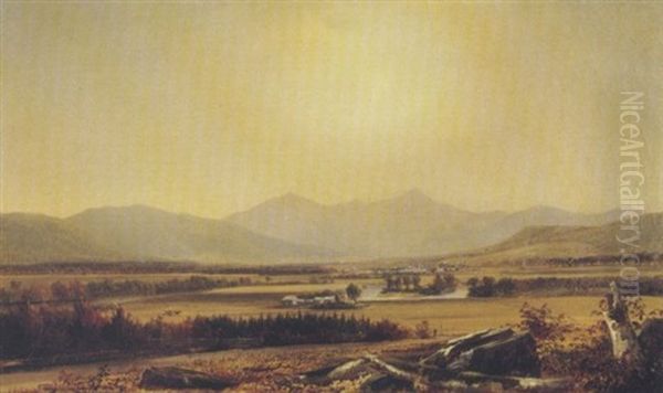View Of The White Mountains From The Jones Farm, Vermont - view 1
