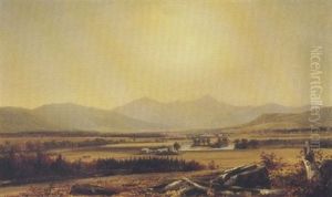 View Of The White Mountains From The Jones Farm, Vermont by Harrison Bird Brown