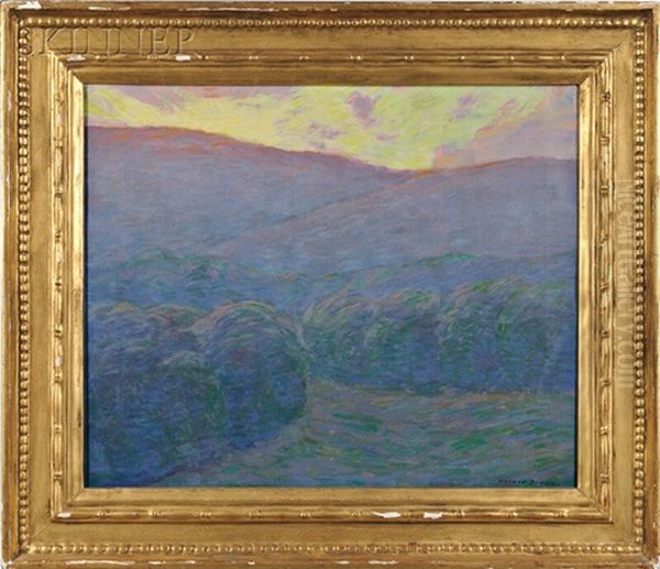 Sunlight Over Vermont Hills - view 1