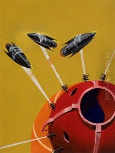 Astounding Stories Pulp Cover, October by Howard V. Brown