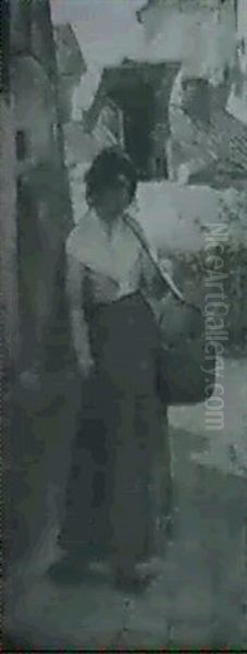 Venetian Girl Carrying Water - view 1