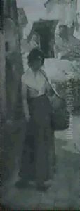 Venetian Girl Carrying Water