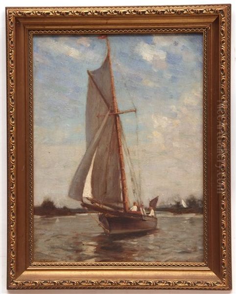 Sailing Boat On The Broads - view 1
