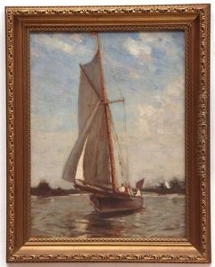 Sailing Boat On The Broads