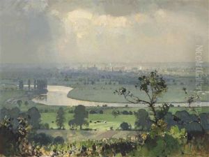 The Trent Valley by Sir John Alfred Arnesby Brown