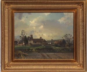 The Farm by Sir John Alfred Arnesby Brown