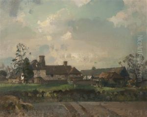 The Farm by Sir John Alfred Arnesby Brown