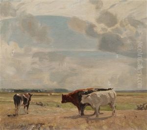 Cattle In A Landscape by Sir John Alfred Arnesby Brown