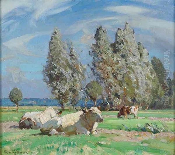 Brown_cattle Resting - view 1
