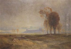 River Landscape With Aquaduct