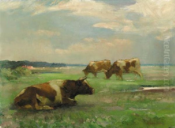 Cattle In A Landscape - view 1
