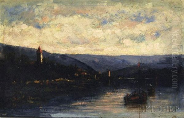 Lakeview With Boats And Shoreline - view 1