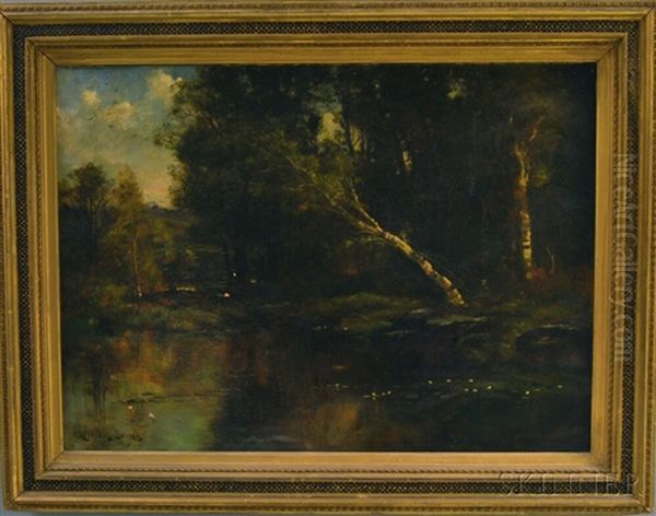Landscape With Shady River - view 1