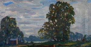 Impressionist Landscape by John Appleton Brown