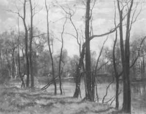The River In Autumn by John Appleton Brown