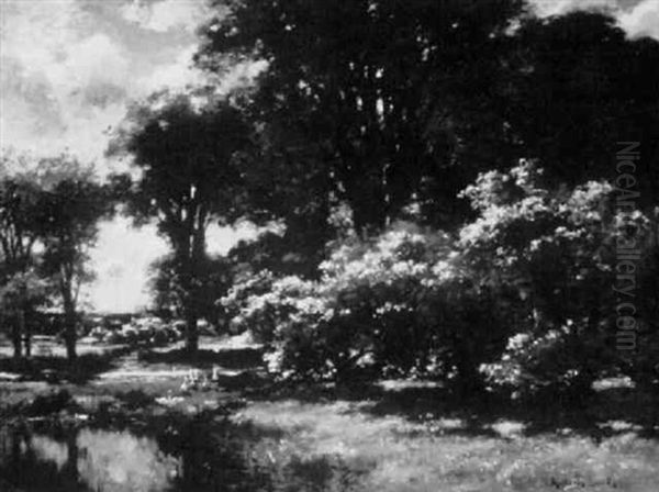 Landscape With Duck Pond - view 1