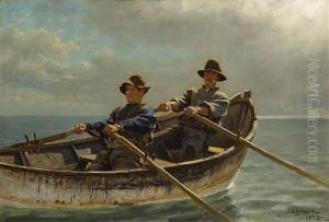 Heading Out by John George Brown