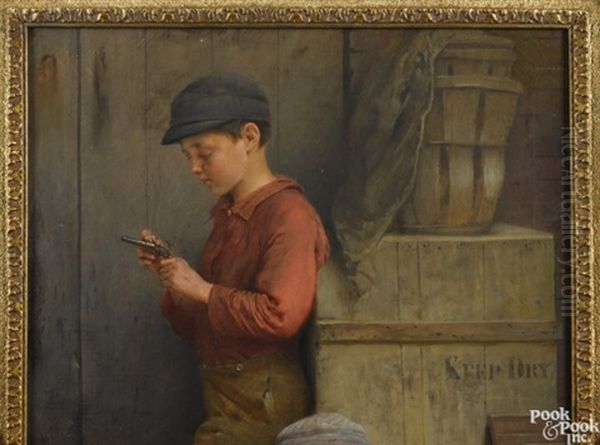 Two Boys With A Firecracker And A Cap Gun - view 1