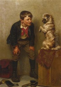 Steady! by John George Brown