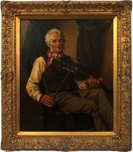 The Old Fiddler by John George Brown