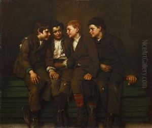 The Confab by John George Brown