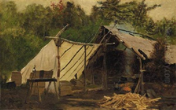 Camp In The Maine Wood, No.3 - view 1