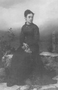 Portrait Of A Young Woman by John George Brown