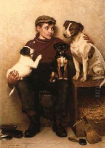 His Three Companions by John George Brown