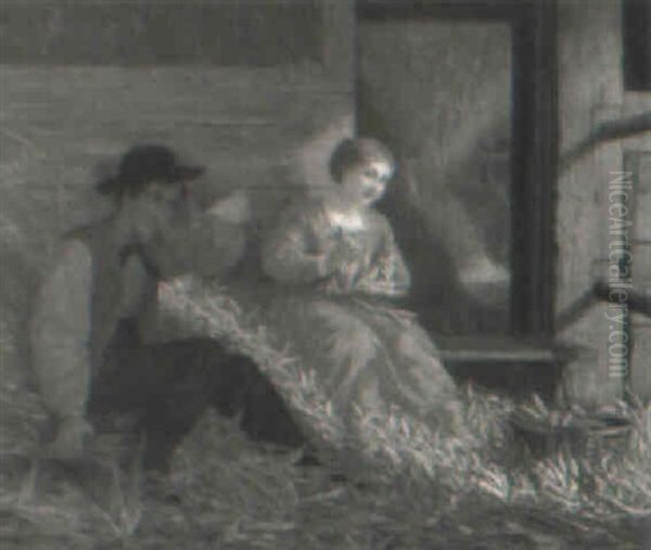 Husking Corn - view 1